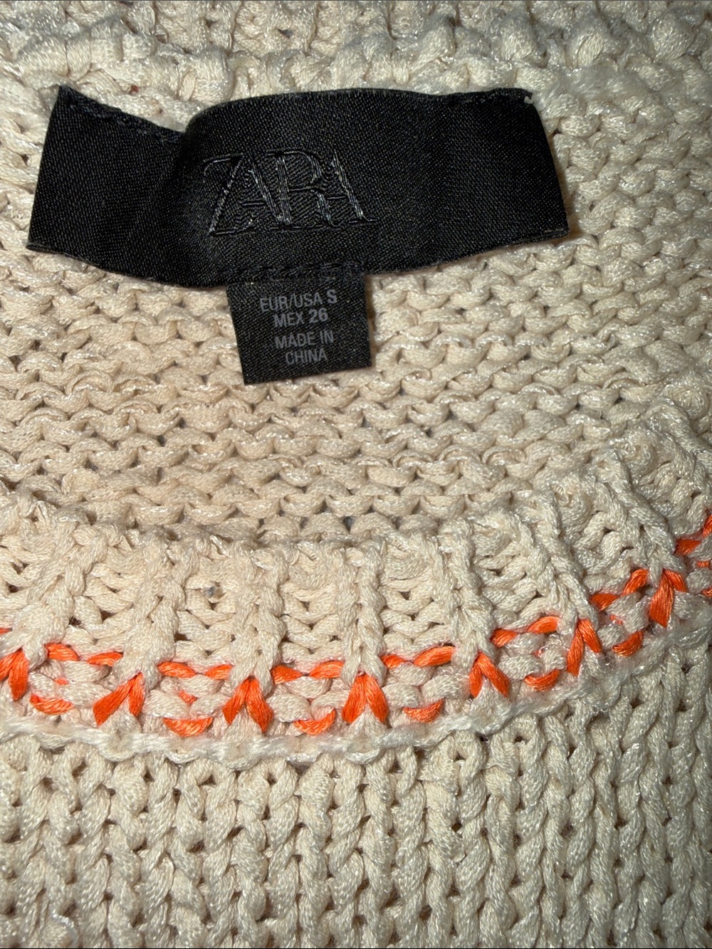 Zara Short Sleeve Knit Top - Picture 3 of 3